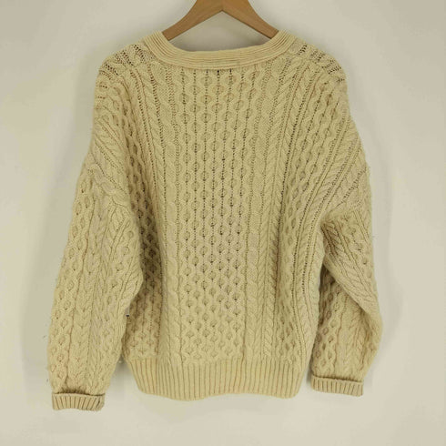 HIGHLAND HOME INDUS 90S スコットランド ウール クルミボタン ニット カーディガン メンズ