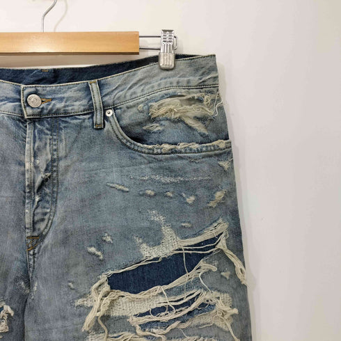 ディーゼル DIESEL 00s D-FINING Y2K ダメージ加工 デストロイ クラッシュデニムパンツ メンズ W36 L30