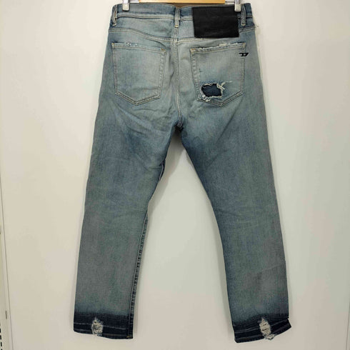 ディーゼル DIESEL 00s D-VIKER Y2K ダメージ加工 ボタンフライ ストレートデニム メンズ W32 L32