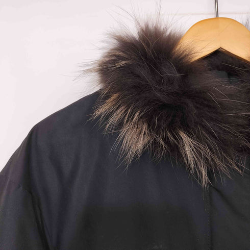 ユナイテッドアローズグリーンレーベルリラクシング UNITED ARROWS green label relaxing FM 2WAY ファー ノーステッチ ダウン コート レディース JPN:38