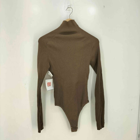 neemee リブニットタートルネックボディスーツ レディース FREE