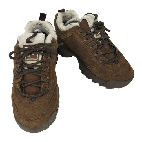 フィラ FILA DISRUPTOR II SHEARLING ディスラプター 2 シェアリング スニーカー 厚底 ボア レディース JPN:23.5