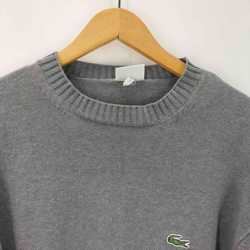 ラコステ LACOSTE ロゴ ワッペン コットン ニット セーター メンズ 3