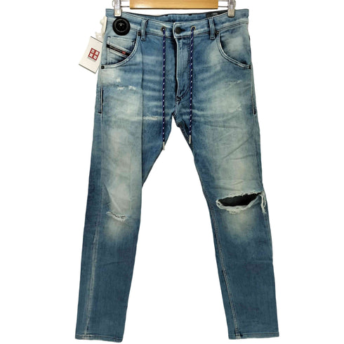 ディーゼル DIESEL 00s KROOLEY-X-T Y2K ダメージ加工 ジョグジーンズ メンズ 30