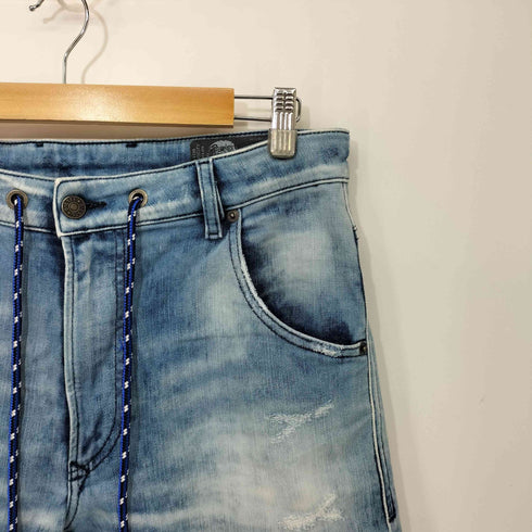 ディーゼル DIESEL 00s KROOLEY-X-T Y2K ダメージ加工 ジョグジーンズ メンズ 30