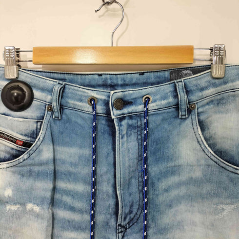 ディーゼル DIESEL 00s KROOLEY-X-T Y2K ダメージ加工 ジョグジーンズ メンズ 30