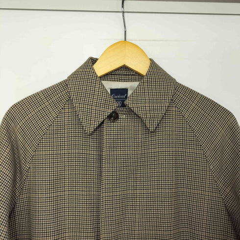 オーシバル ORCIVAL 千鳥格子 ラグラン ウール ステンカラーコート レディース 1