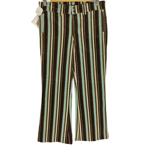 Fossil マルチストライプ ベロアライク フレアパンツ メンズ 8