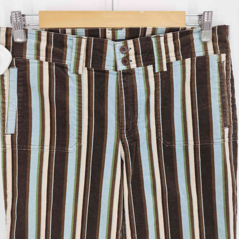 Fossil マルチストライプ ベロアライク フレアパンツ メンズ 8
