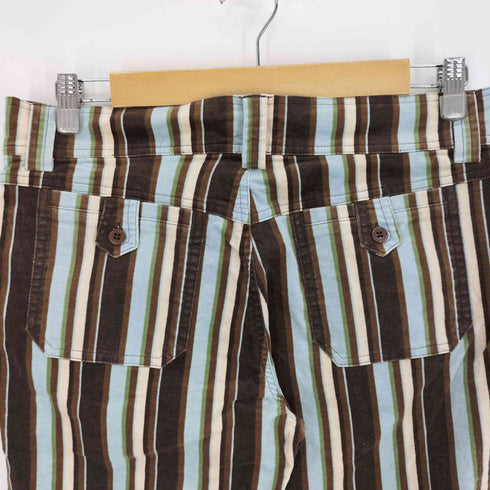 Fossil マルチストライプ ベロアライク フレアパンツ メンズ 8