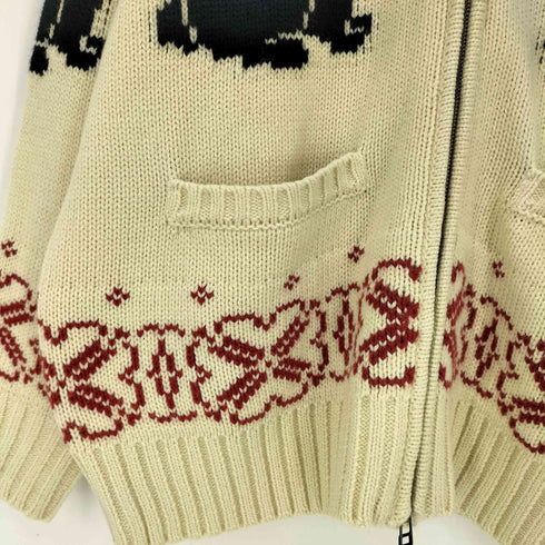 ジーユー GU フルジップ ニット ジャケット ダブルジップ メンズ JPN:XL