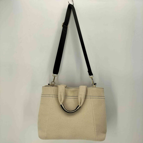 ジルバイジルスチュアート JILL by JILLSTUART キャンバス フリル ショルダー トート バッグ レディース FR