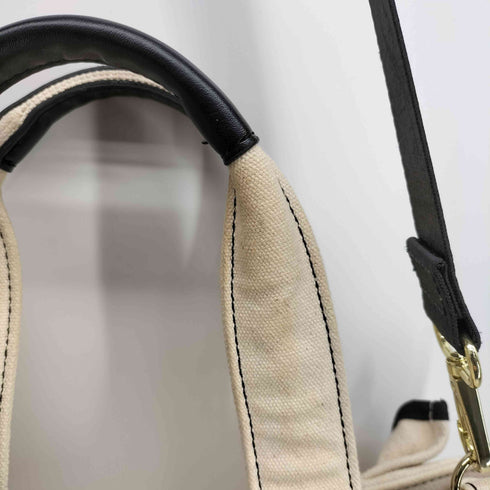 ジルバイジルスチュアート JILL by JILLSTUART キャンバス フリル ショルダー トート バッグ レディース FR