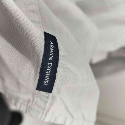 アルマーニエクスチェンジ ARMANI EXCHANGE FITTED CASUAL コットン長袖シャツ メンズ import:L