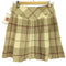 バーバリーブルーレーベル BURBERRY BLUE LABEL ウール混 チェック柄 プリーツ ミニスカート レディース EUR:38