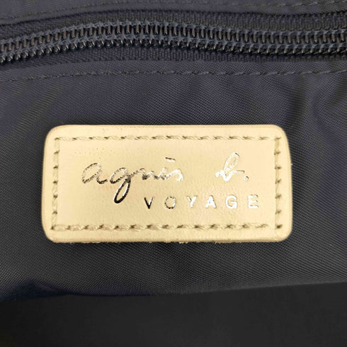 アニエスベーボヤージュ agnes b. VOYAGE ロゴ デニム ミニボストンバッグ レディース