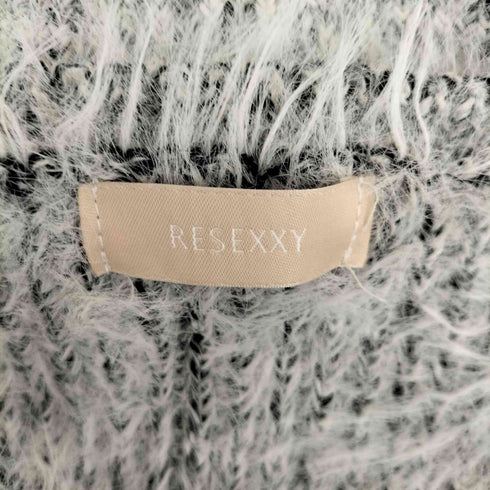 リゼクシー RESEXXY シャギーニットワンピース レディース