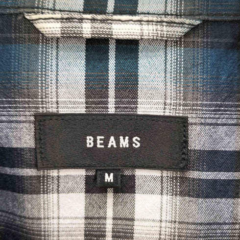 ビームス BEAMS 25SS ショート チェック ブルゾン ジャケット メンズ JPN:M