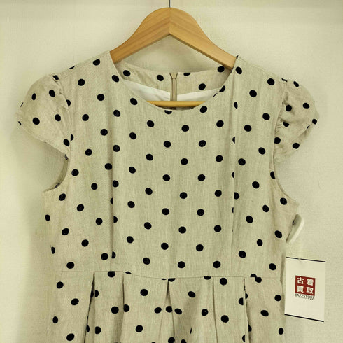 バースデーバッシュ BIRTHDAY BASH ドット柄 リネン S/S ワンピース レディース