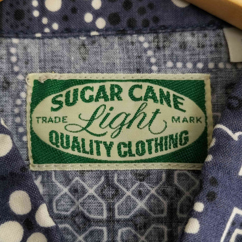 シュガーケーン SUGAR CANE Light バンダナ柄 ダブルポケット 長袖シャツ メンズ JPN:L
