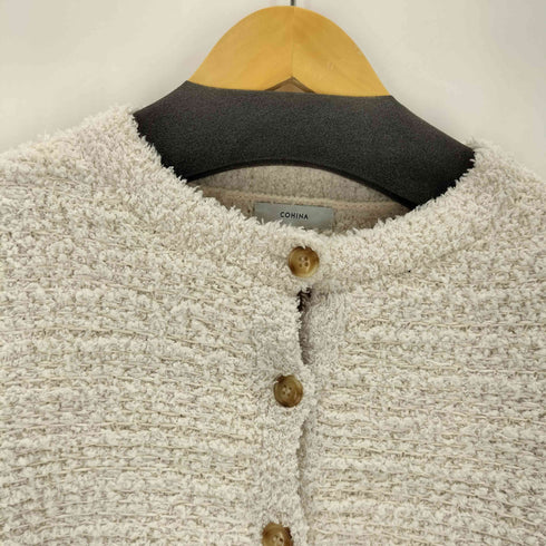 コヒナ COHINA ハーフスリーブニットカーディガン レディース FREE