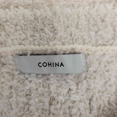 コヒナ COHINA ハーフスリーブニットカーディガン レディース FREE