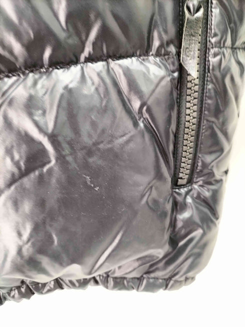 ロエン Roen Y2K レザー切替 鹿革 スカル ラインストーン ダウンジャケット メンズ JPN:44 44