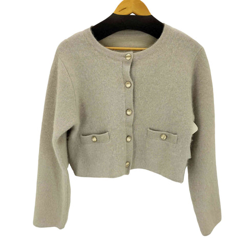 コヒナ COHINA フォックスアンゴラダブルフェイスニットジャケット レディース ONE SIZE