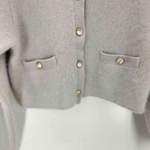 コヒナ COHINA フォックスアンゴラダブルフェイスニットジャケット レディース ONE SIZE