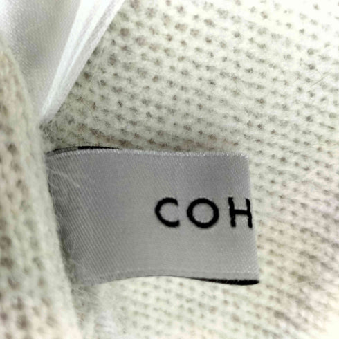 コヒナ COHINA フォックスアンゴラダブルフェイスニットジャケット レディース ONE SIZE