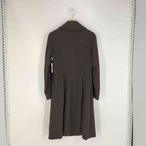 ブルックスブラザーズ BROOKS BROTHERS WOVEN IN ITALY メランジ ウールアルパカ ステンカラーコート レディース JPN:0