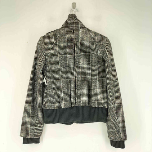 ザラ ZARA 千鳥格子 ウール ブルゾン レディース US L