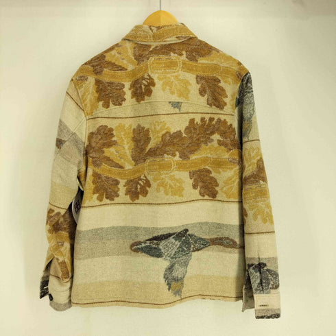 ザラ ZARA GEOMETRIC JACQUARD JACKET メンズ import:M