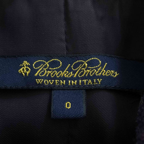 ブルックスブラザーズ BROOKS BROTHERS WOVEN IN ITALY メランジ ウールアルパカ スタンドカラーコート レディース JPN:0
