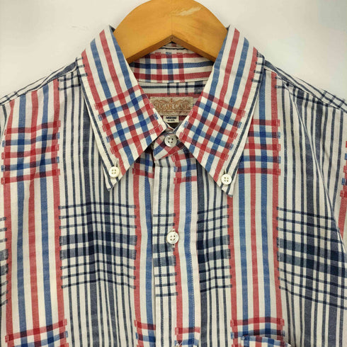 シュガーケーン SUGAR CANE ボタンダウン チェックマルチカラー シャツ メンズ JPN:M