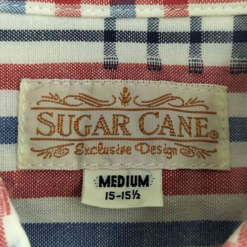 シュガーケーン SUGAR CANE ボタンダウン チェックマルチカラー シャツ メンズ JPN:M