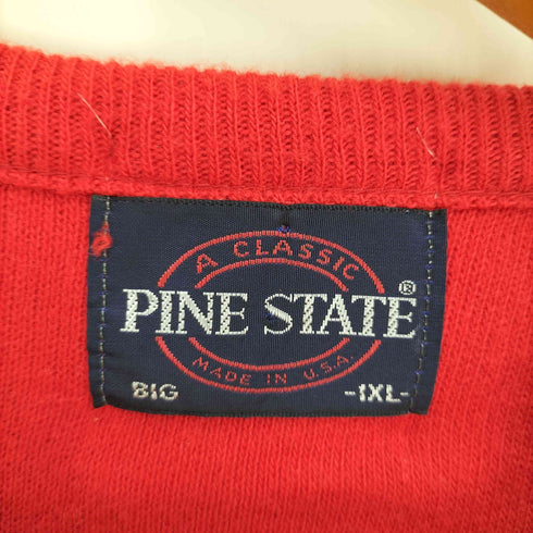 pinestate 70-80S Vネック プルオーバー ニット 企業 パフォーマンスロゴ メンズ IXL