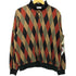 アルフレッドダナー ALFRED DUNNER 90s USA製 アーガイル ポロ ニット セーター レディース import:M