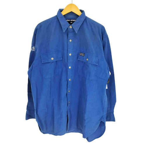 ポロスポーツラルフローレン POLO SPORT RALPH LAUREN 90S US-67 L/S ウエスタン ワーク シャツ メンズ import:L
