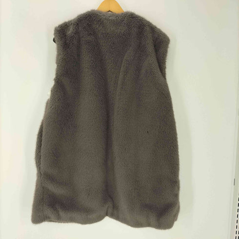 リエミラー Rie miller 23AW エコファー ミドル丈 ジレ レディース US:38