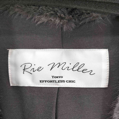 リエミラー Rie miller 23AW エコファー ミドル丈 ジレ レディース US:38
