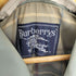 バーバリーズ BURBERRYS 80-90S OLD 裏地 ノバチェック 玉蟲 比翼 バルカマーン コート トレンチコート メンズ