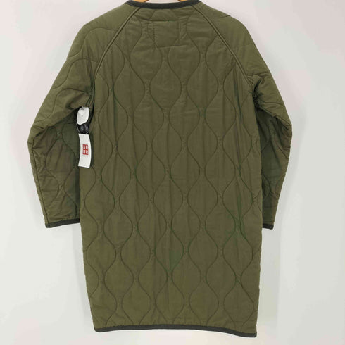 ラベンハム LAVENHAM 19AW ノーカラー キルティング ロング コート レディース FR:34