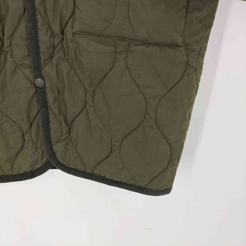 ラベンハム LAVENHAM 19AW ノーカラー キルティング ロング コート レディース FR:34