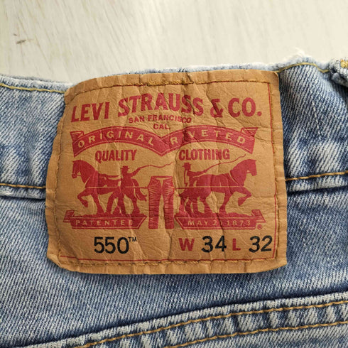 リーバイス Levis 550 デニム テーパードパンツ メンズ W34 L32