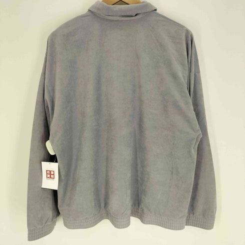 アディダス adidas 70-80S フランス製 VENTEX社製 ユーロ企画 ベロア ジップアップ トラックジャケット メンズ import:L