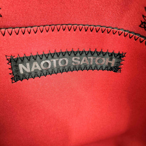 naoto satoh レザーボンディング スタッズトートバッグ レディース