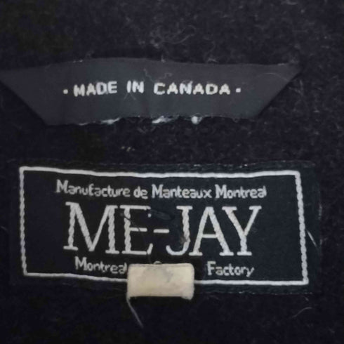 カナダ製 SUPERFINE VIRGIN WOOL AND CASHMERE スタンドカラー ロングコート レディース US:10