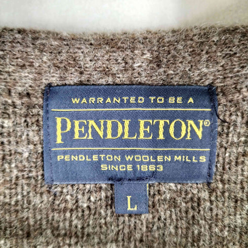 ペンドルトン PENDLETON ボタンレス カーディガン メンズ JPN:L