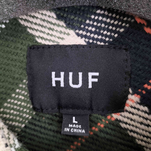 ハフ HUF チェック ヘビーネルシャツ メンズ JPN:L